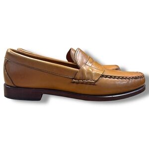 Allen Edmonds Cavanaugh Pinch Penny Loafers Walnut Brown Mens Size 8.5D